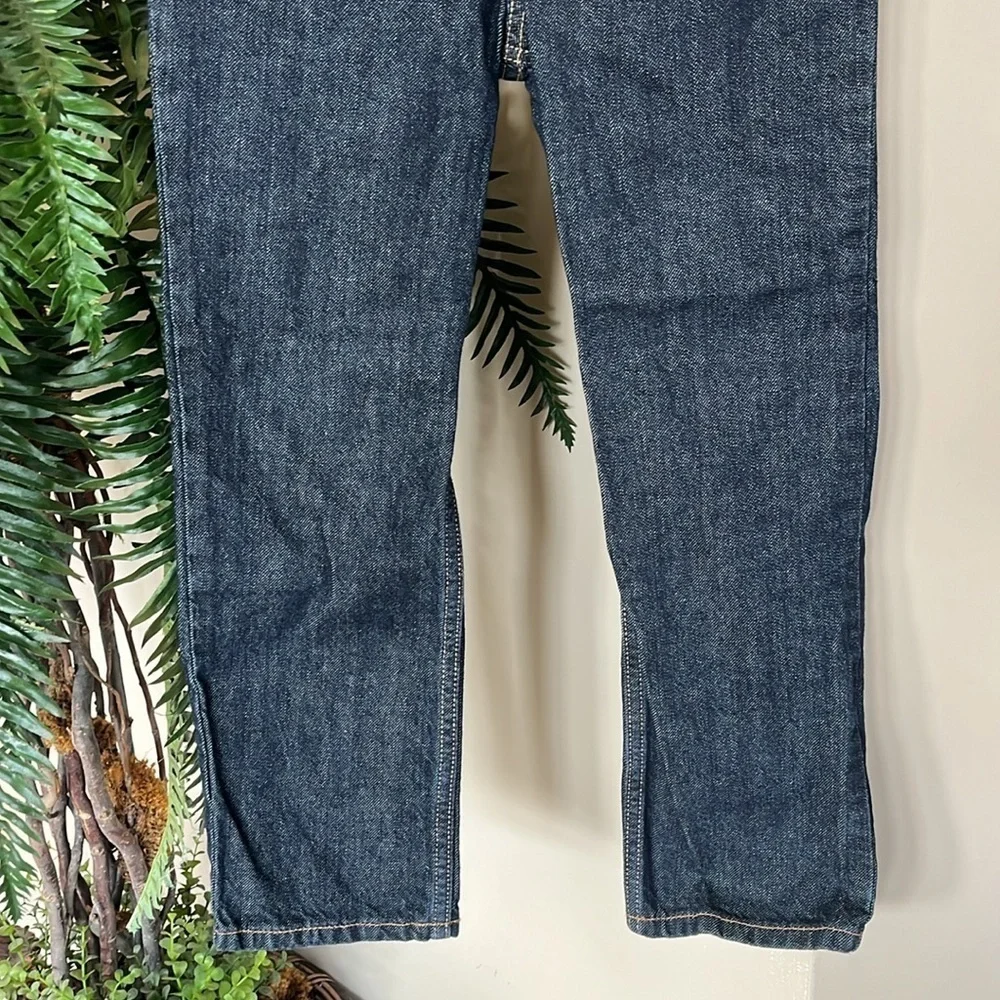 Brand New OshKosh B'Gosh Straight Jeans Dark Wash Denim Adjustable Waistband